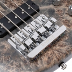 Cort elektromos basszusgitár, 5 húros, deluxe félkemény tokkal, nyílt pórusú szénszürke - KIFUTÓ MODELL, ÁRZUHANÁS
