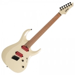 Cort elektromos gitár, multi-scale, tokkal, Military Beige