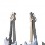 Donner elektromos gitár szett erősítővel, ST forma, sonic blue