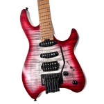Cort elektromos gitár, fej nélküli, Semi Gloss Lava