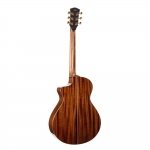 Cort akusztikus gitár, oldalsó hanglyukakkal, Fishman elektronikával, félkemény tokkal, Tobacco Sunburst