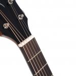 Cort akusztikus gitár Fishman elektronikával, All solid, tokkal, fényes fekete