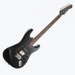 Donner Seeker Deluxe elektromos gitár szett erősítővel, fekete